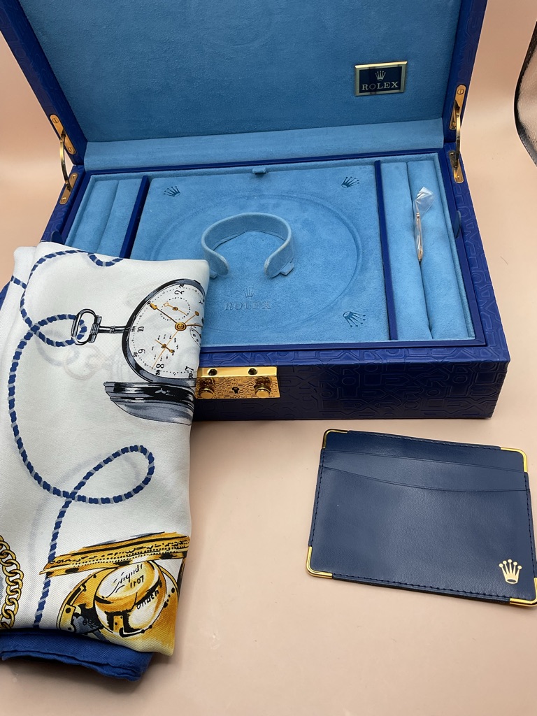 Rolex Leather Jewelry Box